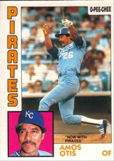 1984 O-Pee-Chee Baseball Cards 053      Amos Otis#{Now with Pirates